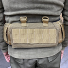 Плитоноска / жилет тактичний Defcon5 Carrier Vest з поясом, Койот, на Моллі - зображення 6