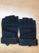 Тактические беспалые перчатки военные армейские защитные охотничьи Черные M (23994) Kali - изображение 3
