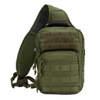 Плечевая тактическая сумка рюкзак US Cooper EDC Brandit 8л Оливковый (3002960) Kali - изображение 1