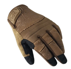 Перчатки полнопалые с защитой на липучке FQTACMI005 Песочный L (16092) Kali - изображение 5