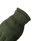 Перчатки флисовые с искусственным мехом олива - изображение 10