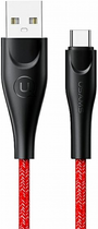 Кабель Usams U41 USB Type-A на USB Type-C 2 A Fast Charge 1 м Red (SJ392USB02) (6958444983493) - зображення 1