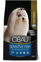 Сухой корм для собак Farmina Cibau Sensitive Adult Mini с чувствительным пищеварением с рыбой