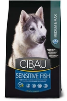 Сухий корм Farmina Cibau Sensitive Adult Medium & Maxi з чутливим травленням з рибою