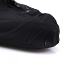 Бахіли для взуття від дощу XXXl Чорний та Захисне термоодеяло з поліетилену 210 х 130 см - зображення 2