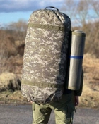 Сумка баул рюкзак походный VA 100 л Зеленый - изображение 7