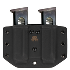 Паучер ATA Gear Double Pouch ver. 1 для магазину ПМ/ПМР/ПМ-Т 9mm Чорний 2000000143323 - зображення 6