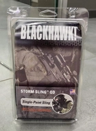 Ремень одноточечный оружейный Черный, нейлон, BLACKHAWK Storm Sling QD быстросъемный, ремень для автомата - изображение 3