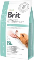 Сухой корм для взрослых Brit VetDiets при мочекаменной болезни с яйцом индейкой горохом и гречкой