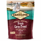 Сухий корм для кішок Carnilove Fresh для стерилізованих з коропом та фореллю