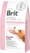 Сухий корм для будь-якого віку Brit VetDiets у разі харчової алергії з лососем, горохом і гречкою