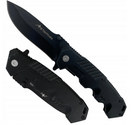 Рятувальний Спасательный Многофункциональный Складной Нож JB Tacticals FINKA SURVIWAL 05 Черный - изображение 1