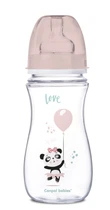Бутылка с широким антиколиковым отверстием Easystart Toys 240 мл Canpol Babies Розовая (5901691812970)
