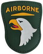 Нашивка Airborn ПВХ Military green GP - зображення 1