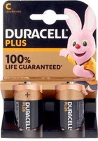 Baterie Duracell Plus Power C LR14 MN1400 Pilas Pack 2 U (5000394141827) - obraz 1