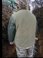 Куртка Бушлат з підстібкою зимовий КВВЗ ШВВЗ нового зразка ВСУ ММ14 подвійний водонепроникний 56 - изображение 3