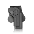Кобура пластикова Amomax для пістолета Beretta чорна - зображення 1