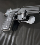 Кобура пластикова Amomax для пістолета Beretta чорна - зображення 4