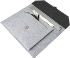 Torba i podstawka 4smarts FoldStand ErgoFix pod laptop/tablet srebny (4252011902033) - obraz 5