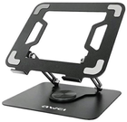Тримач на стіл AWEI X46 поворотний для планшета/ноутбука Black (6954284004305) - зображення 1