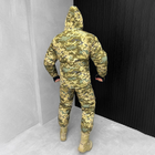 Чоловічий Зимовий Костюм на синтепоні sub zero / Водовідштовхувальна Куртка + Штани з підтяжками піксель розмір M - зображення 2