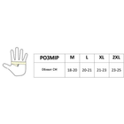 Плотные сенсорные перчатки с антискользкими вставками и защитными накладками олива размер M - изображение 7