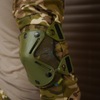 Набор Наколенники + Налокотники с системой быстрого сброса Защитный ударопрочный Комплект с мягкой подкладкой - изображение 5
