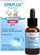 Натуральна харчова добавка Epaplus Sleep Melatonin Family краплі 30 мл (8430442009552) - зображення 1