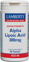 Натуральна харчова добавка Lamberts Acido Alfa Lipoico 300 мг 90 таблеток (5055148409845) - зображення 1