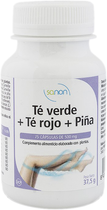 Натуральна харчова добавка Sanon Te Verde + Te Rojo + Pina 500 мг 75 капсул (8436556082214) - зображення 1
