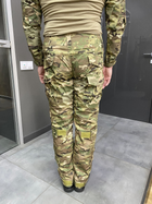 Штани тактичні Yakeda Combat, Мультикам, розмір XL, з пазами під наколінники, військові штани - зображення 5