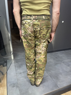 Брюки зимние тактические софтшелл флисовые Accord, размер L, Мультикам, утепленные брюки для военных - изображение 3