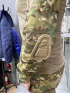 Військова форма Attack (убакс + штани), бавовна-ріпстоп, Мультикам, розмір S, з наколінниками та налокітниками - зображення 7