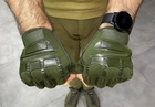 Перчатки тактические Беспальцевые Yakeda, цвет Олива, размер M - изображение 3