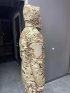 Куртка тактична зимова Softshell, Single Sword, Мультикам, розмір XXL, тепла зимова куртка для військових софтшел - зображення 2