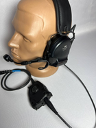 Навушники активні з мікрофоном та PTT кнопкою 3M Peltor Comtac XPI Black - изображение 3