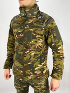 Тактична флісова кофта ЗСУ FLEECE 320 POLAR, ТТХ мультикам, з посиленням softshell 54