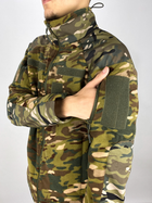 Тактическая флисовая кофта ВСУ FLEECE 320 POLAR, ТТХ мультикам, с усилением softshell 56 - изображение 4