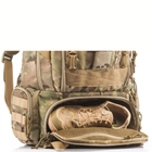 Рюкзак тактичний військовий з кышенею для шолома, каски і знімним Рпс поясом YAKEDA 55L Multicam KYF050 - зображення 5