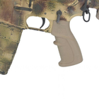 Рукоятка пистолетная прорезиненная для AR15 DLG TACTICAL (DLG-106), цвет Олива, с отсеком для батареек (241879) - изображение 6