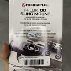 Кріплення для антабки Magpul M-LOK QD Sling Mount, алюмінієве, MAG606 (242693) - зображення 3