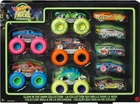Набір з 10 машинок і монстр-траків, що світяться в темряві Hot Wheels Monster Trucks Glow in the Dark (HCB57)