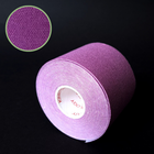Кинезио тейп лента пластырь для тейпирования спины шеи тела 5 см х 5 м Фиолетовый (ТБ470) - изображение 3