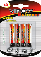 Baterie Vipow Extreme alkaliczne LR03 4 szt. (BAT0096B) - obraz 1