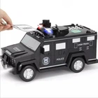 Копилка сейф Полицейская машина Cash Truck с кодовым замком