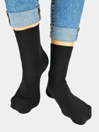 Шкарпетки чоловічі Noviti SB008-M-01 котон 39-42 Чорні (5905204312346) - зображення 1