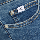 Jeansy damskie Calvin Klein Jeans J20J221581-1BJ W26L30 Ciemnoniebieskie (8720107892446) - obraz 4