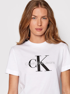 Koszulka damska basic Calvin Klein Jeans J20J219142-YAF L Biała (8719855868131) - obraz 4