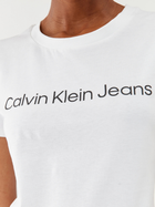 Koszulka damska basic Calvin Klein Jeans J20J220253-YAF M Biała (8719856759599) - obraz 5