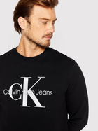 Bluza bez kaptura męska Calvin Klein Jeans J30J320933-BEH XL Czarna (8719855868261) - obraz 4